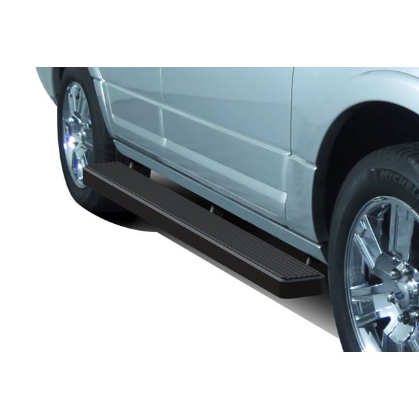 APS iBoard Running Boards 6 inches Matte Black Compatible with Ford Expedition 20032017