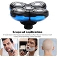 thumbnail image 2 of Shaver Blade Heads, 5 Heads Beard Cutter Replacement Blade Electric Razor Shaver Head for Head and Face Easy Installation, 2 of 7