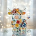 thumbnail image 4 of 2D Acrylic Colorful Cow Pendant Colorful Calf Window Decoration Pendant Suitable for Garden Window Tree Car Pendant, 4 of 5