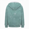 thumbnail image 5 of Towmus Women's Novelty Print Zip Up Hoodies Long Sleeve Cute Tops With Pocket Drawstring Gradient Hooded Sweatshirt XS-6XL, 5 of 5