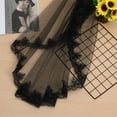 thumbnail image 5 of FRCOLOR  Fancy Dress Black Lace Head Veil 1Set for Women in  Party, 5 of 6