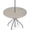 Beige, variant on Beige Round Fitted Outdoor Tablecloth with Umbrella Hole and Zipper, Waterproof Elastic Table Cloths, Table Cover for Patio Picnic, 36"-44"