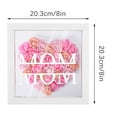 thumbnail image 3 of BAOPAI Personalized Memory Shadow Box With Preserved Rose and Custom Names Picture Frame Gift for Mom Grandma on Mothers Day Birthday, 3 of 3