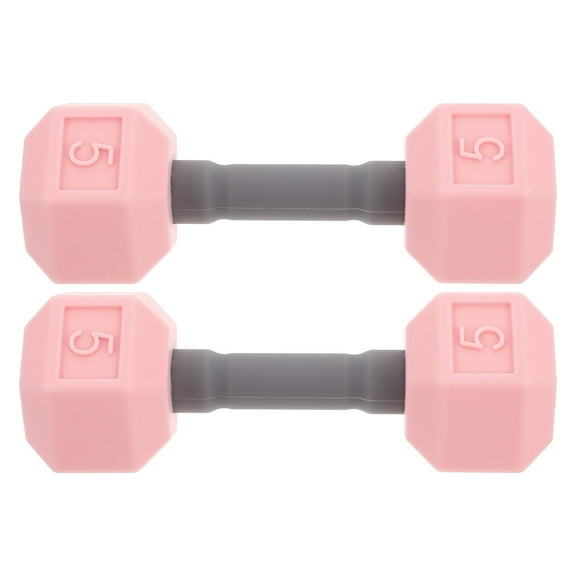 FRCOLOR 2pcs Silicone Mini Dumbbells Kids Hand Weight Lifting Set Children Funny Weights Toddler Home Exercise Barbell Workout Equipment Kindergarten Sport Toys