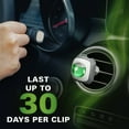 thumbnail image 6 of Air Jungles Car Air Freshener Clip, Green Tea, 6 Pack 4ml Each Vent Clips, Long Lasting Air Freshener, Up to 180 Days Car Refresher Odor Eliminator, 6 of 8