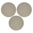 thumbnail image 1 of Furnish My Place Corner Indoor/Outdoor Commercial Beige Color Rug, Corner Area Rug, Home Floor Décor Mat, Pet-Friendly Carpet for Living Room, Bedroom, Made in USA, 2' Round - Set of 3, 1 of 6