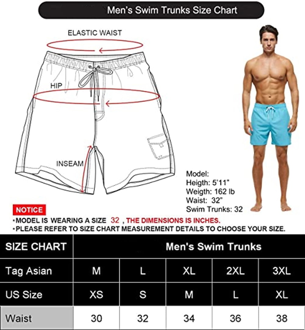 Terrazzo Flooring Mens Swim Trunks Quick Dry Mens Shorts with Mesh Lining  Soft and Breathable Beach Shorts Bathing Suits
