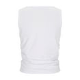 thumbnail image 5 of CFLVAEK Basic Tank Tops Women Clearance Summer Slim Fitted Sleeveless Tank Top Comfy Round Neck Shirts Casual Going Out Clothes White S, 5 of 6