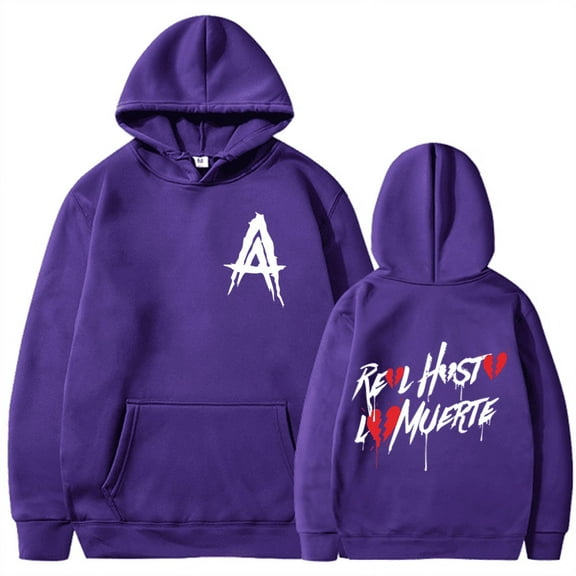 Hot Sale Rapper Anuel AA Real Hasta La Muerte Hoodie Men Women Fashion Aesthetic Hip Hop Sweatshirts Oversized Pullovers Hoodies
