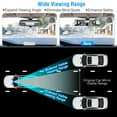 thumbnail image 5 of Wide Angle Rear View Mirror, Imountek Universal 11.4in Interior Clip-on Curve Convex Panoramic Anti-glare Car Rearview Mirror for Cars SUVs Trucks, 5 of 10