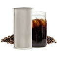 thumbnail image 3 of Mason Jar Filter Mesh Stainless Steel Infusers Multi Cold Brew Coffee Filters Reusable Home DIY Coffee Maker Coffeewares, 3 of 9