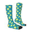 thumbnail image 3 of Fotbe Ball Tennis print Women's Men's Novelty Crew Socks Cotton Socks Knee High Socks for Walking,Running,Nurses,Pregnancy, 3 of 9