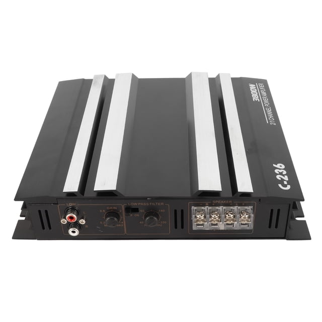 V Car Amplifier,Car Amplifier 2 Channel W Amplifier High Power Car Amplifier High-End Performance