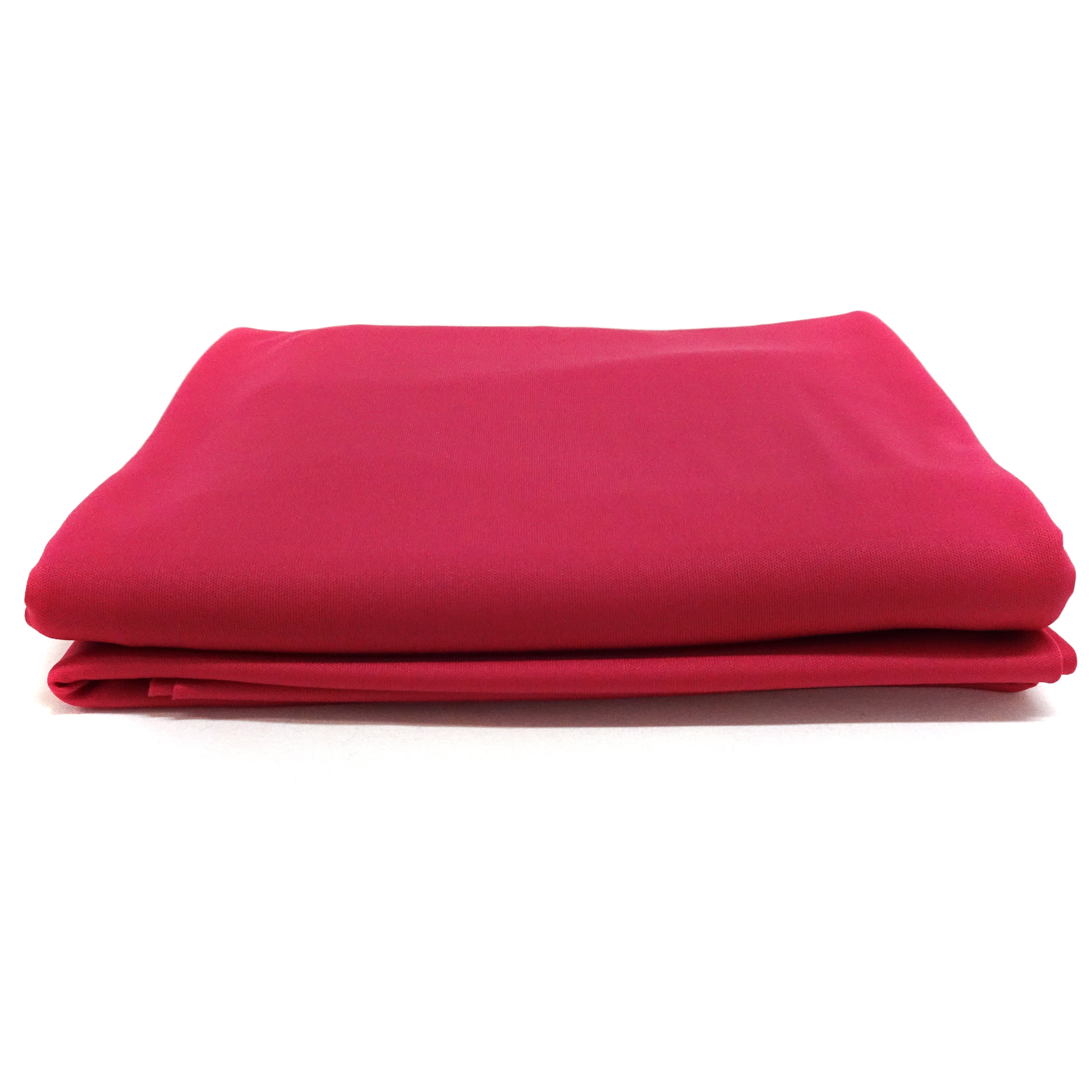 Shason Textile (3 Yards Cut) Poly Knit Solid Fabric For Creative Projects, Fuchsia, Available In Multiple Colors.