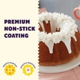 thumbnail image 4 of Wilton Non-Stick Bundt Cake Pan 9x3 Fluted Tube Pan Perfect for Monkey Bread or Baked Mac & Cheese, 4 of 15