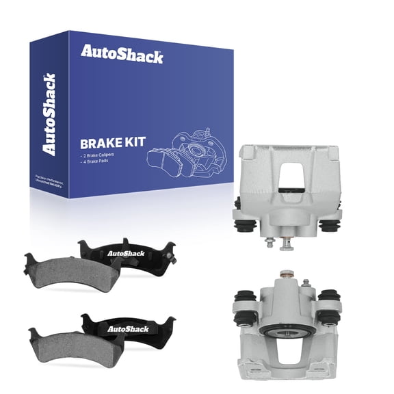 AutoShack Rear Brake Calipers Ceramic Brake Pads Replacement for 2001 Mercury Mountaineer 6-PC Kit