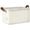 Cream Daisy, variant on Foldable Iron Frame Open Home Storage Bins 16.9×11.4×10 Inch Waterproof Nice Cube Shelf Baskets Beige-heart Dot