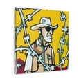 thumbnail image 2 of Barbed Wire Sculpture - Canvas, 2 of 10