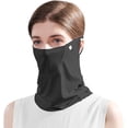 thumbnail image 1 of shiyou-UV Face Shield Multipurpose Protector Neck Gaiter Elastic Face Mask Bandana with Ear Loops, 1 of 4