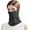 Black, variant on UV Face Shield Multipurpose Protector Neck Gaiter Elastic Face Mask Bandana with Ear Loops