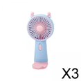 thumbnail image 1 of Ventiladores Personales Macarena de Colores Aleatorios con base paquete de 3, 1 of 8