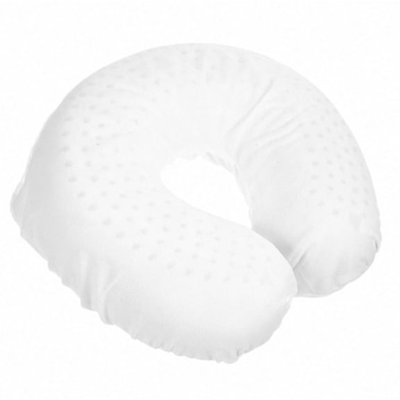 TEHAUX 1Pc U Shaped Neck Pillow Natural Latex Cushion for Work Travel and Relaxation White