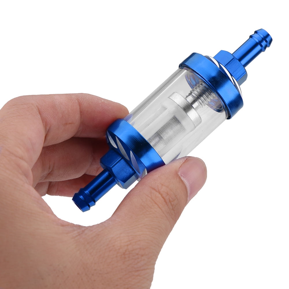 Inline Oil Filter, Fuel Filter Leakproof 8mm Thread High Hardness For