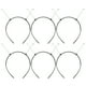 thumbnail image 1 of 6 uds diademas para mujer, peine de dientes, diademas, suministros para hacer bandas para el cabello DIY, 1 of 7