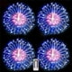 thumbnail image 4 of Luz LED de fuegos artificiales, cadena de luces USB colgante impermeable, 8 modos de luz de hadas Color RGB, 4 of 9