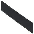 thumbnail image 3 of Leather Belt Strap with Smooth Grain Finish 1.5" Wide with Snaps Black-XXL, 3 of 4