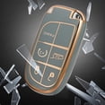 thumbnail image 4 of Tpu Silicone Car Key Fob Case Cover For Jeep For Dodge Chall Enger New, 4 of 6