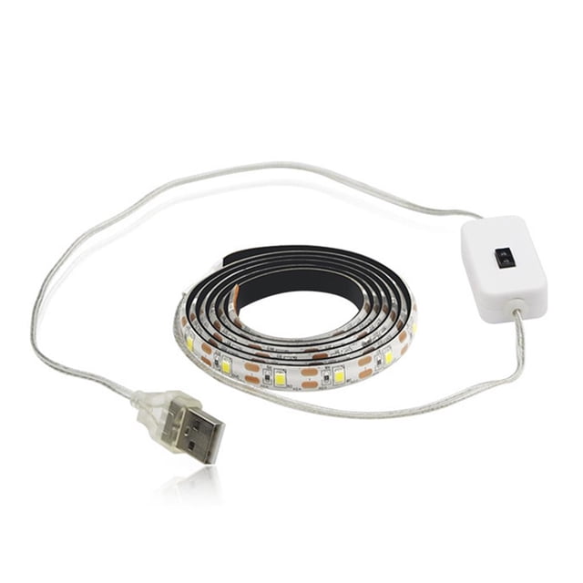 Toystoory Tira de luces LED USB de 5V, 1M a 5M, blanco cálido/blanco frío, barrido a mano, Sensor de encendido y apagado, luces de diodo impermeables, 6 Iluminación y accesorios Toystoory HA023898-00