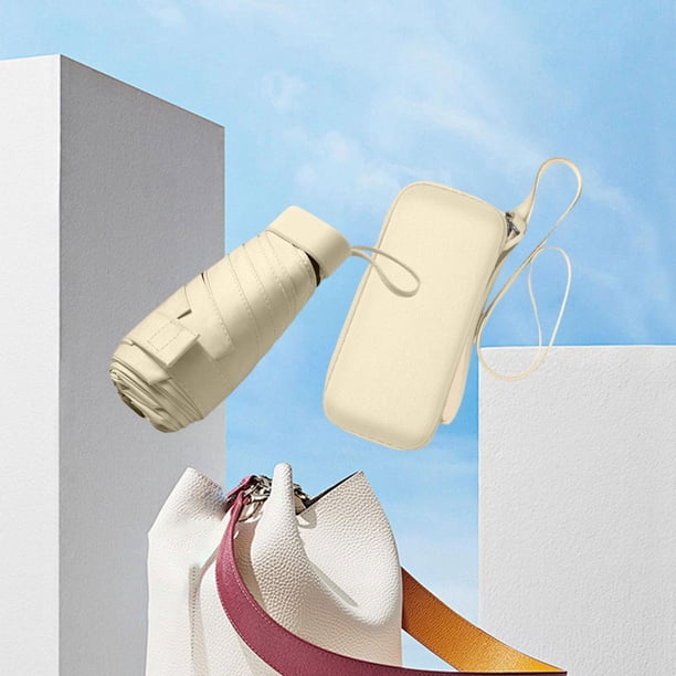 plegable compacto, resistente y moderno con correa para el hombro, ideal para viajes, senderismo, camping, playa y otras actividades al aire amarillo