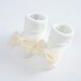 thumbnail image 4 of KPOPLK Non Slip Grip Ankle Baby Socks for Toddler Boys and Girls Kids, Cute Cotton Baby Socks(0-6 Months,F21-White), 4 of 4