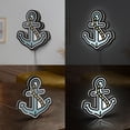 thumbnail image 2 of Vintage Anchor 3D Novelty Light Box, Old School Hipster Art Nautical Decor for Sailor Style Homes and Ink Lovers (Width 16 inch, 40cm), 2 of 9