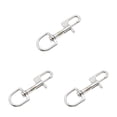 thumbnail image 1 of Sonducket Perno de acero inoxidable Gancho a presión Tipo de mano Buceo Freediving Deportes acuáticos Ganchos Equipo BCD Accesorios 100MM Gancho único Gancho simple de 100 mm 3piezas Sonducket CBP188936, 1 of 6