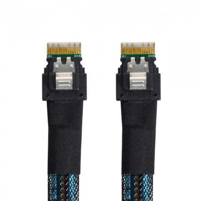 Chenyang SAS 4.0 Kabel SFF-8654 Auf 4x SATA - 50cm Server Kabel