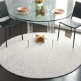 thumbnail image 2 of SAFAVIEH Martha Stewart Tufted Wool Area Rug, Light Grey/Taupe, 6' x 6' Round, 2 of 8