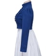 thumbnail image 4 of Women’s Regency Spencer Jacket Vintage Empire Waist Crop Riding Coat Victorian Inspired Redingote Jacket, 4 of 7