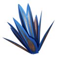 thumbnail image 4 of Agave Leaves DIY Metal Iron Art Plant Estatua Decoración para el hogar Adornos para jardín Césped, Azul oscuro Inevent HA004436-03, 4 of 7