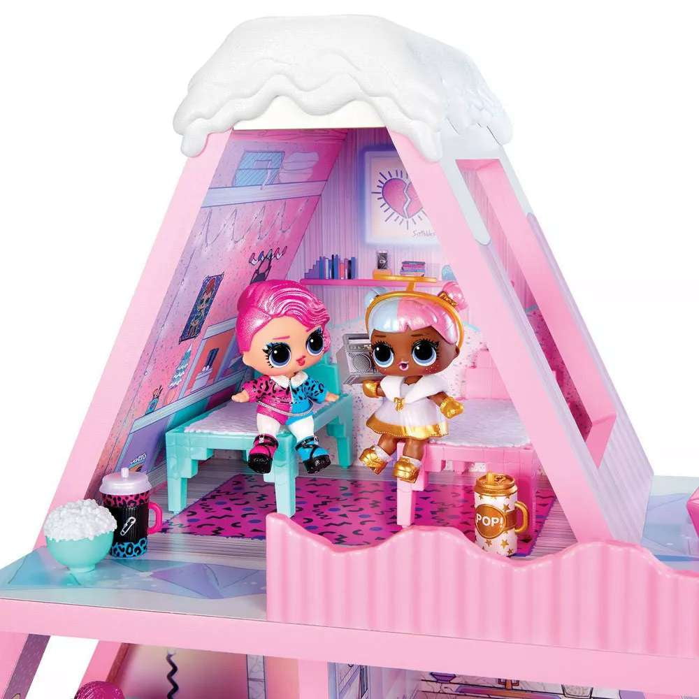 LOL Surprise Winter Snow Chalet Playset (Made from Real Wood)