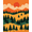 Orange, Pattern 2, variant on ODIKA 4'x6' Machine Washable Non-Slip Area Rug, Mountain Latch Hook Needlework High Traffic Rug, Yellow, 635310