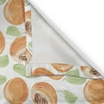 thumbnail image 4 of Ambesonne Apricot Valance Pack of 2, Watercolor Sketch Fruit, 54"X18", Pistachio Green Apricot, 4 of 5