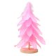 thumbnail image 1 of Árbol de Navidad con plumas y decoración de Woodsy, árbol de Navidad de mesa, decoración navideña, árbol de Navidad de escritorio, 1 of 2