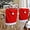 2PCS, variant on Santa Hat Chair Covers Santa Clause Hat Chair Back Cap Non Woven Kitchen Chair Covers Sets for Christmas Banquet Decorations