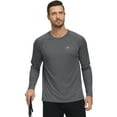 thumbnail image 3 of Xidunhg Men's Rash Guard Long Sleeve Shirt UPF 50 Sun Protection Quick Dry Moisture Wicking Lightweight for Swimming Surfing Outdoor Charcoal Grey M, 3 of 10