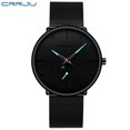 thumbnail image 1 of CRRJU, relojes de moda para hombre, reloj de cuarzo de lujo de marca superior, reloj deportivo informal resistente al agua de acero de malla delgada para hombre, reloj Masculino Tan Jianjun unisex, 1 of 2