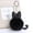 Black, variant on Naierhg Artificial Fur Fluffy Cat Key Ring Keychain Fashion Jewelry Bag Hang Accessories