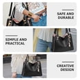 thumbnail image 4 of MasteelfCA PU Leather Handbag Large Capacity Tote Bag Multi-Pocket Cross-Body Shoulder Bag, 4 of 8