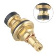 thumbnail image 2 of Brass Faucet Tap Valve Spool Faucet Cartridge Hot And Cold Water Spool G1/2 Bsp 20 Tooth Cartridge Valves Bathroom Access, 2 of 5